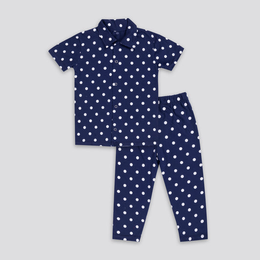 Cotton Printed Unisex Night Suit Set For Kids Little Smart