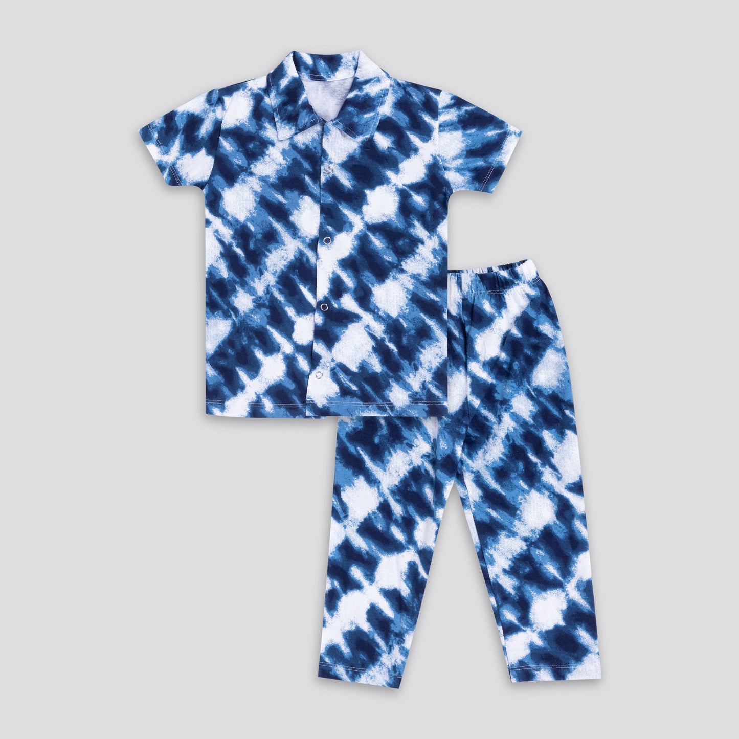 Cotton Printed Unisex Night Suit Set For Kids Little Smart